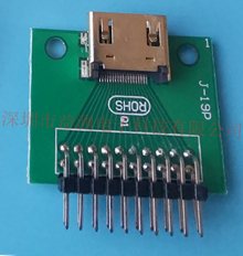 海南HDMI测试母座板